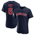 Cleveland Guardians #6 David Fry Player Navy Fedasgoge Limited Elite Home Stitched Jerseys