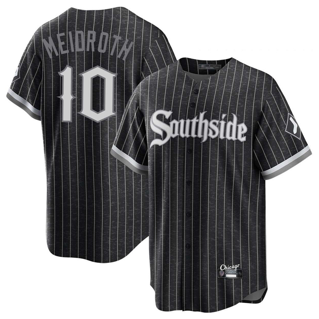 Chicago White Sox #10 Chase Meidroth Player Black Fedasgoge City Connect Home Game Stitched Jerseys