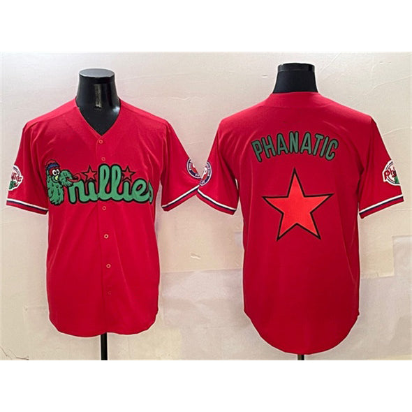 Philadelphia Phillies Red Fedasgoge Phanatic Limited Stitched Jersey
