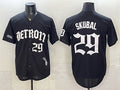 Detroit Tigers #29 Tarik Skubal 2026 Black Fedasgoge 'Motor Gothic Edition' Vapor Premier Limited Stitched Jersey