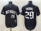 Detroit Tigers #29 Tarik Skubal 2026 Black Fedasgoge 'Motor Gothic Edition' Vapor Premier Limited Stitched Jersey