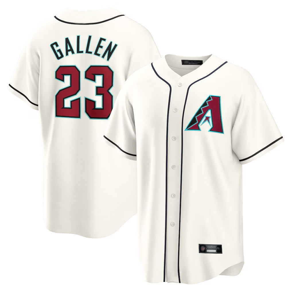 Arizona Diamondbacks #23 Zac Gallen Player Cream Fedasgoge Home Game Stitched Jerseys