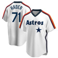 Houston Astros #71 Josh Hader Player White Cooperstown Collection Fedasgoge T-shirt Stitched Jerseys