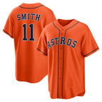 Houston Astros #11 Cam Smith Orange Fedasgoge Alternate Replica Jersey