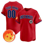 Custom Cincinnati Reds x Dragon Ball Red Fedasgoge Vapor Premier Limited Jersey - All Stitched