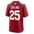 A.Cardinals #25 Zaven Collins Cardinal Fedasgoge Home Game Jersey