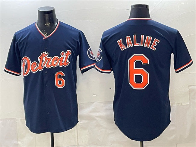 Detroit Tigers #6 Al Kaline Navy Fedasgoge 2026 Alternate Vapor Premier Limited Stitched Jersey