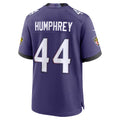 B.Ravens #44 Marlon Humphrey Purple Fedasgoge Team Game Jersey