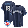 Chicago Cubs #18 Shota Imanaga Player Navy Fedasgoge 150th Anniversary City Connect Home Game Stitched Jerseys