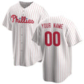 Custom Philadelphia Phillies White Fedasgoge Home Replica Jersey