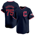 Cleveland Guardians #75 Connor Brogdon Player Navy Fedasgoge Limited Home Stitched Jerseys
