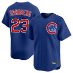 Chicago Cubs #23 Ryne Sandberg Player Royal Fedasgoge Limited Home Stitched Jerseys