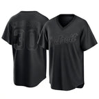 Detroit Tigers #30 Kerry Carpenter Player Black Fedasgoge T-shirt Home Game Stitched Jerseys