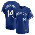 Kansas City Royals #14 Jac Caglianone Player Royal Fedasgoge City Connect Limited Home Game Stitched Jerseys
