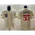 Texas Rangers #53 Adolis Garc¨ªa Cream Fedasgoge City Connect Cool Base Stitched Jersey