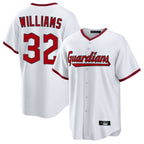 Cleveland Guardians #32 Gavin Williams Player White Fedasgoge Game Home Stitched Jerseys