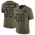 Custom B.Bills Active Player Olive Fedasgoge 2025 Salute to Service Limited Stitched Jersey