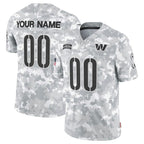 Custom W.Commanders Active Player 2024 F.U.S.E Arctic Camo Fedasgoge Salute To Service Limited Stitched Jersey