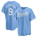Kansas City Royals #9 Vinnie Pasquantino Player Light Blue Fedasgoge Home Game Stitched Jerseys