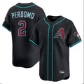 Arizona Diamondbacks #2 Geraldo Perdomo Player Black Fedasgoge Limited Home Game Stitched Jerseys