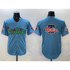 Philadelphia Phillies Team Big Logo Light Blue Fedasgoge Phanatic Limited Stitched Jersey