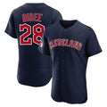 Cleveland Guardians #28 Tanner Bibee Player Navy Fedasgoge Limited Elite Home Stitched Jerseys