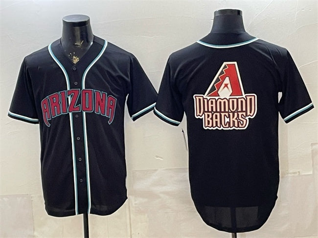 Arizona Diamondbacks Team Big Logo 2026 Fashion Replica Black Fedasgoge Out Stitched Jersey