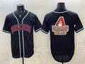 Arizona Diamondbacks Team Big Logo 2026 Fashion Replica Black Fedasgoge Out Stitched Jersey