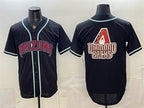 Arizona Diamondbacks Team Big Logo 2026 Fashion Replica Black Fedasgoge Out Stitched Jersey