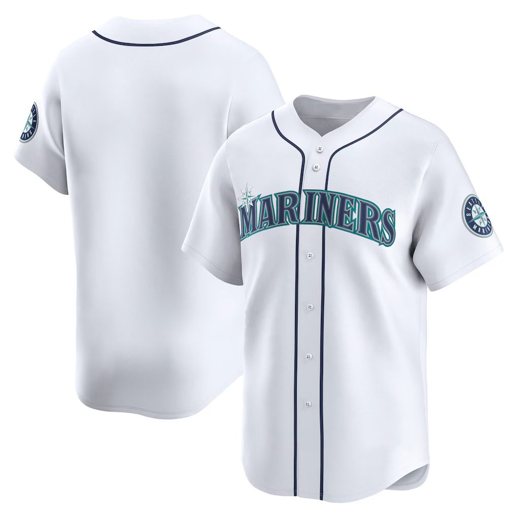 Seattle Mariners White Fedasgoge Home Limited Jersey