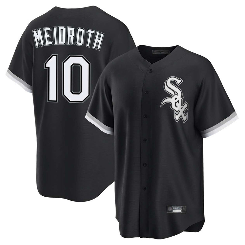Chicago White Sox #10 Chase Meidroth Player Black Fedasgoge Home Game Stitched Jerseys