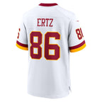 W.Commanders #86 Zach Ertz White Fedasgoge Game Super Bowl Era Jersey