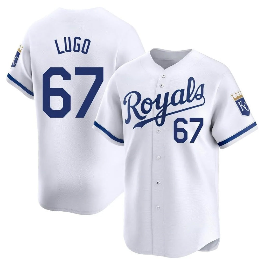 Kansas City Royals #67 Seth Lugo Player White Fedasgoge Alt Limited Home Stitched Jerseys