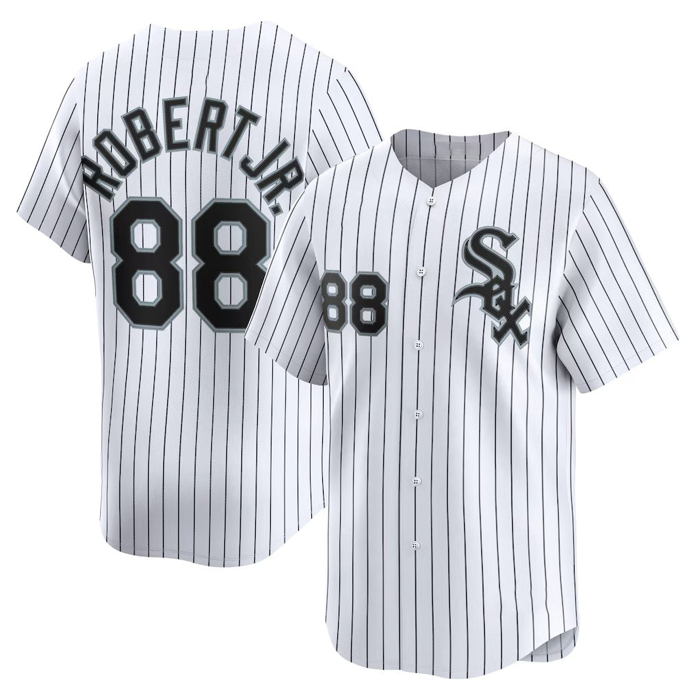 Chicago White Sox #88 Luis Robert Jr. White Fedasgoge Home Limited Player Jersey
