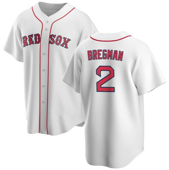 Boston Red Sox #2 Alex Bregman White Fedasgoge 2024 Cool Base Stitched Jersey