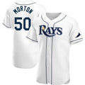Tampa Bay Rays #50 Charlie Morton White Fedasgoge Home Jersey