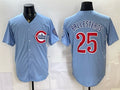Chicago Cubs #25 Moises ballesteros Blue Fedasgoge 2026 2nd Alternate Limited Stitched Jersey
