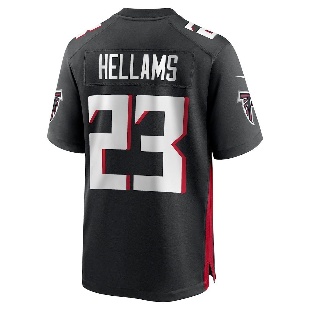 A.Falcons #23 DeMarcco Hellams Black Fedasgoge Team Game Jersey