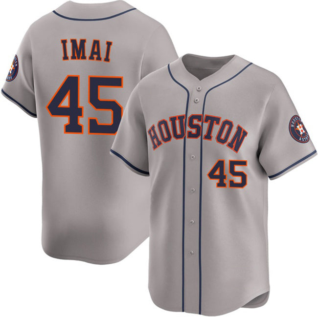 Houston Astros #45 Tatsuya Imai Grey Fedasgoge 2026 Limited Stitched Jersey