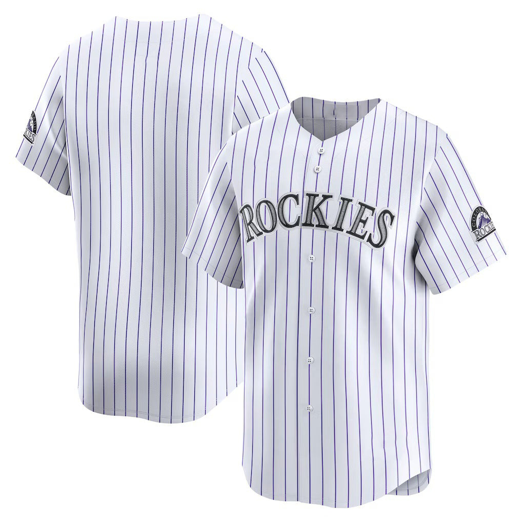 Colorado Rockies White Fedasgoge Home Limited Jersey