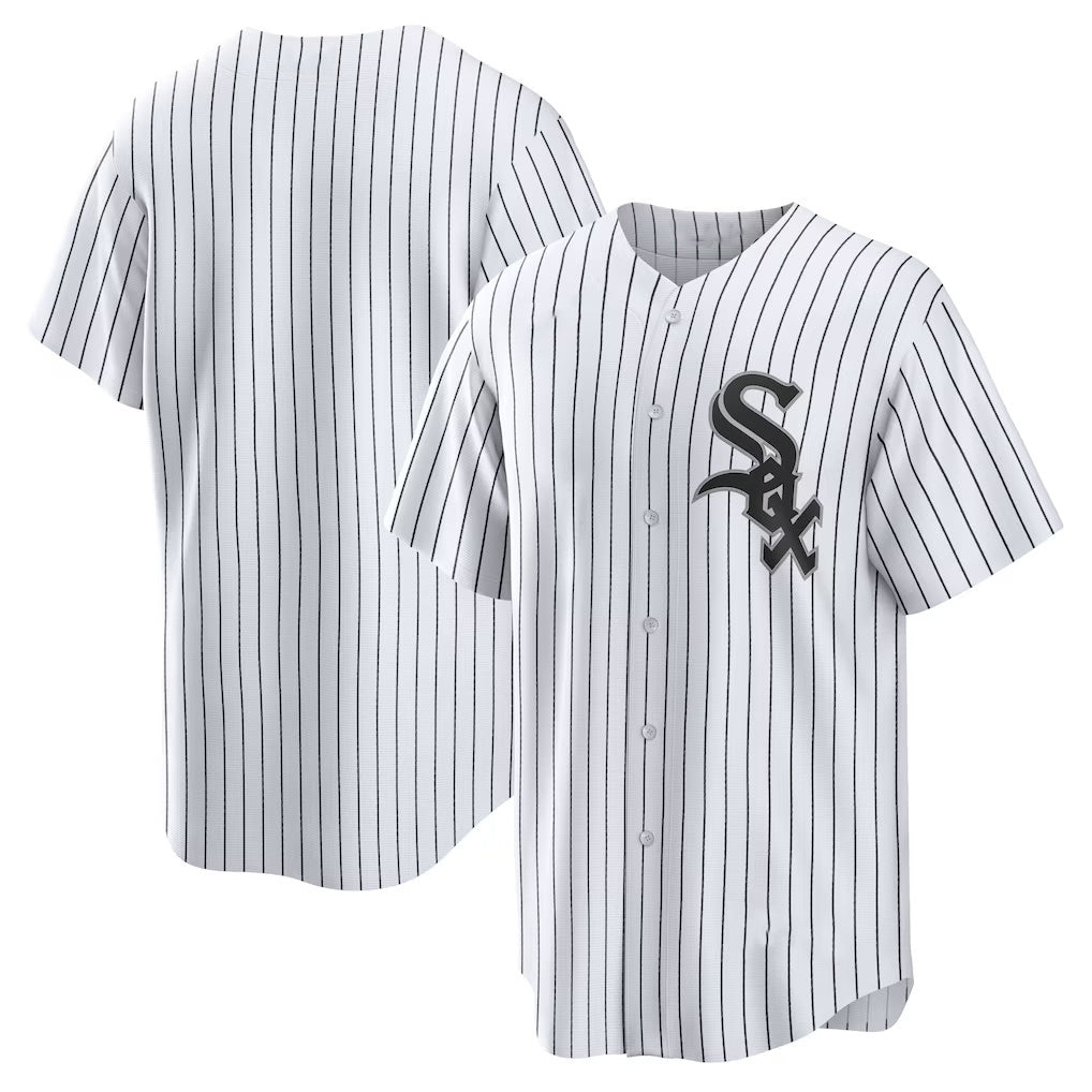 Chicago White Sox White Fedasgoge Home Replica Team Jersey_1