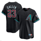 Arizona Diamondbacks #23 Zac Gallen Player Black Fedasgoge Fashion Out Home Game Stitched Jerseys
