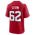 A.Falcons #62 Corey Levin Red Fedasgoge Team Game Jersey