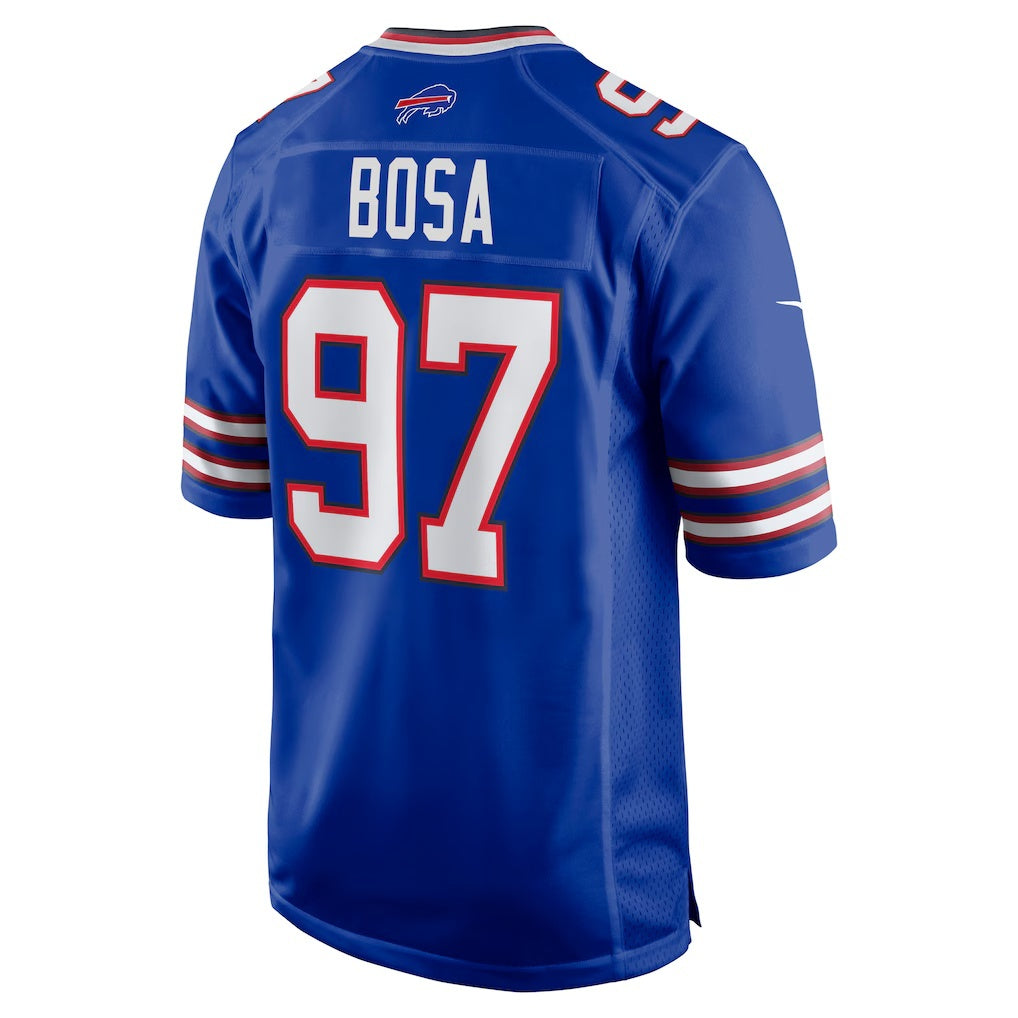 B.Bills #97 Joey Bosa Royal Fedasgoge Game Player Jersey
