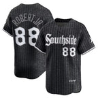 Chicago White Sox #88 Luis Robert Jr. Black Fedasgoge City Connect Limited Player Jersey