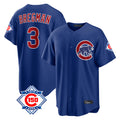 Chicago Cubs #3 Alex Bregman Player Royal Fedasgoge 150th Anniversary Home Game Stitched Jerseys