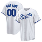 Custom Kansas City Royals White Fedasgoge Replica Jersey