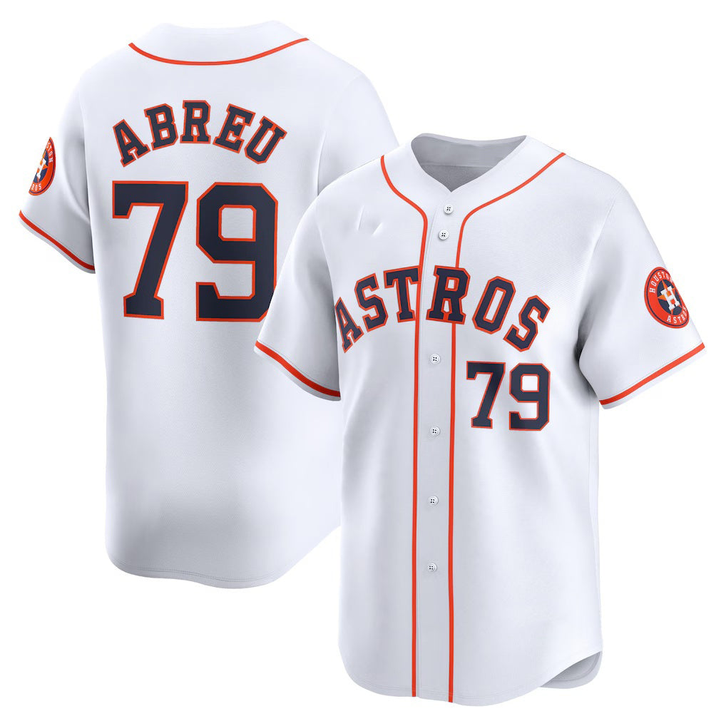 Houston Astros #79 Jose Abreu White Fedasgoge Home Limited Player Jersey