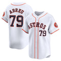 Houston Astros #79 Jose Abreu White Fedasgoge Home Limited Player Jersey