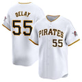 Pittsburgh Pirates #55 Jason Delay White Fedasgoge Home Limited Player Jersey